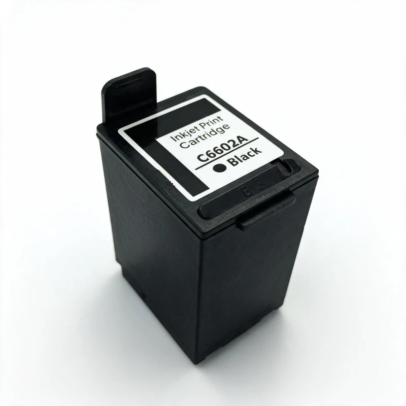 C6602A 银行凭条ATM机墨盒 黑色墨盒俯视实拍图